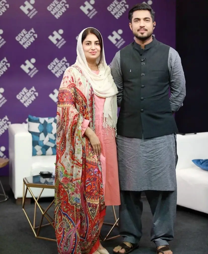 Iqrar Ul Hassan Pictures With His Second Wife Farah Yousuf